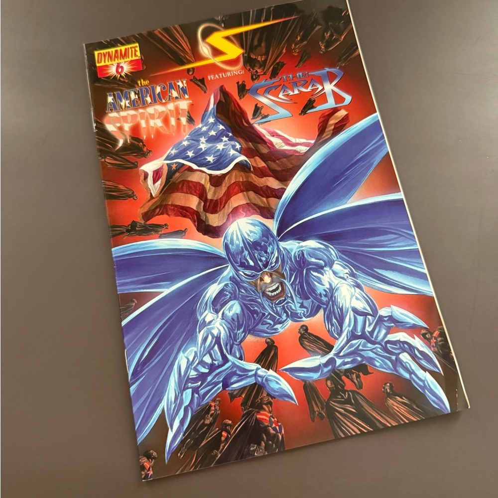 Dynamite Comics The American Spirit with Blue and Red Cover